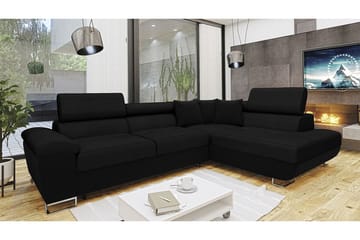 Bäddsoffa m. Schäslong Oertel L-formad - Möbler - Soffa - Sammetssoffa