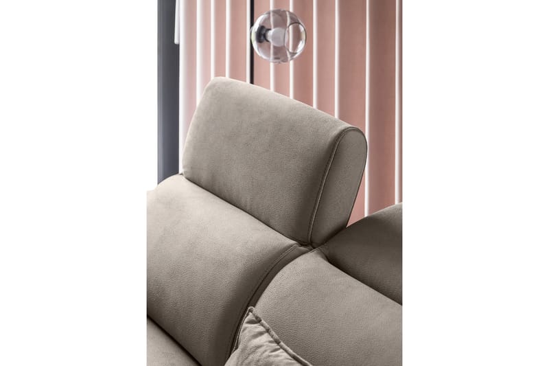 Bäddsoffa m. Schäslong Yasmine 3-sits - Beige - Möbler - Soffa - Bäddsoffa - Bäddsoffa längsbäddad