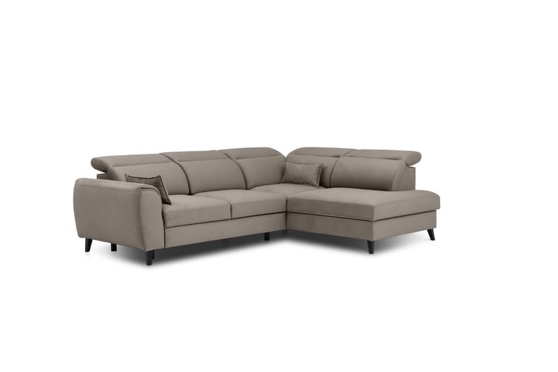 Bäddsoffa m. Schäslong Yasmine 3-sits - Beige - Möbler - Soffa - Bäddsoffa - Bäddsoffa längsbäddad