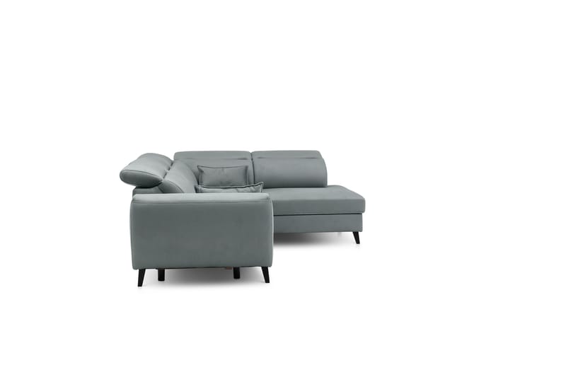 Bäddsoffa m. Schäslong Yasmine 3-sits - Blå - Möbler - Soffa - Bäddsoffa - Bäddsoffa längsbäddad