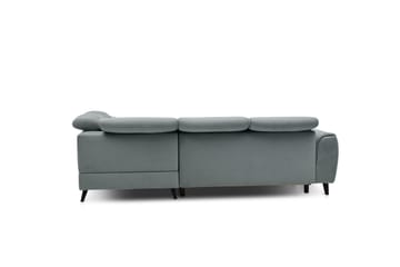 Bäddsoffa m. Schäslong Yasmine 3-sits - Blå - Möbler - Soffa - Bäddsoffa - Bäddsoffa längsbäddad