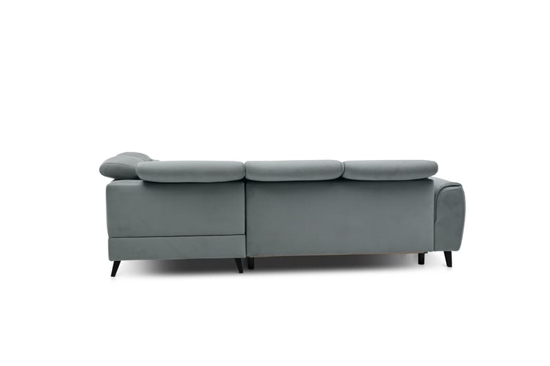Bäddsoffa m. Schäslong Yasmine 3-sits - Blå - Möbler - Soffa - Bäddsoffa - Bäddsoffa längsbäddad