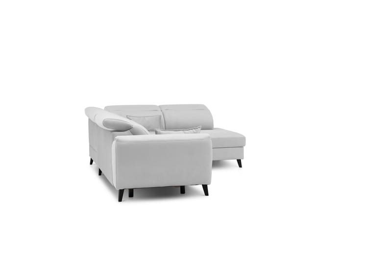Bäddsoffa m. Schäslong Yasmine 3-sits - Grå - Möbler - Soffa - Bäddsoffa - Bäddsoffa längsbäddad