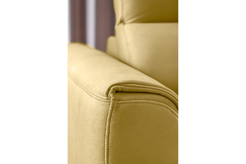 Bäddsoffa m. Schäslong Yasmine 3-sits - Gul - Möbler - Soffa - Bäddsoffa - Bäddsoffa längsbäddad