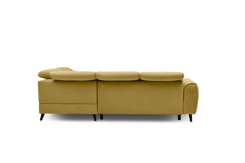 Bäddsoffa m. Schäslong Yasmine 3-sits - Gul - Möbler - Soffa - Bäddsoffa - Bäddsoffa längsbäddad