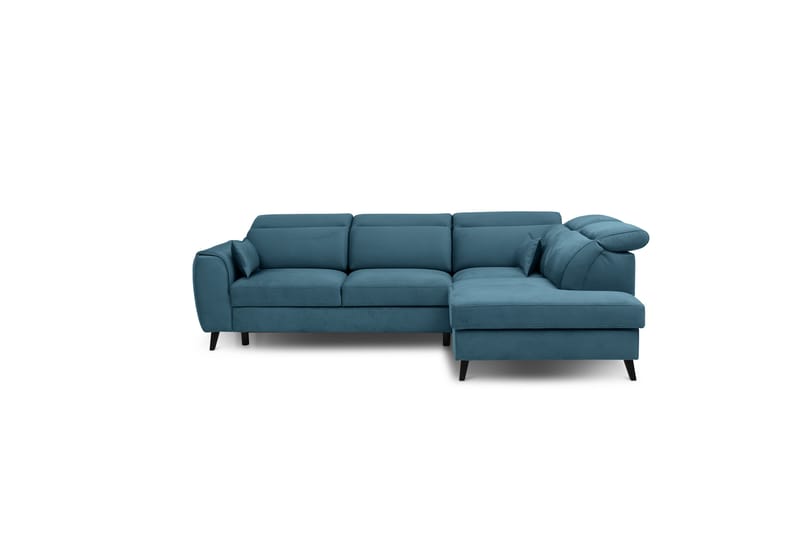 Bäddsoffa m. Schäslong Yasmine 3-sits - Mörkblå - Möbler - Soffa - Bäddsoffa - Bäddsoffa längsbäddad