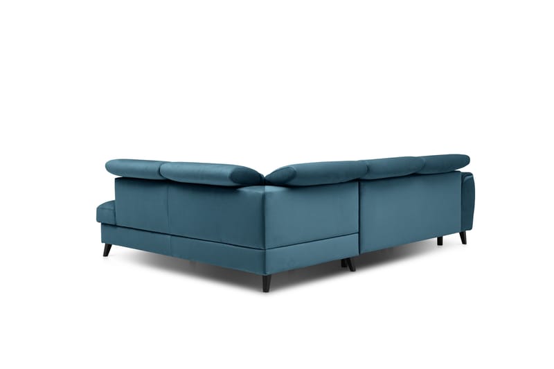 Bäddsoffa m. Schäslong Yasmine 3-sits - Mörkblå - Möbler - Soffa - Bäddsoffa - Bäddsoffa längsbäddad