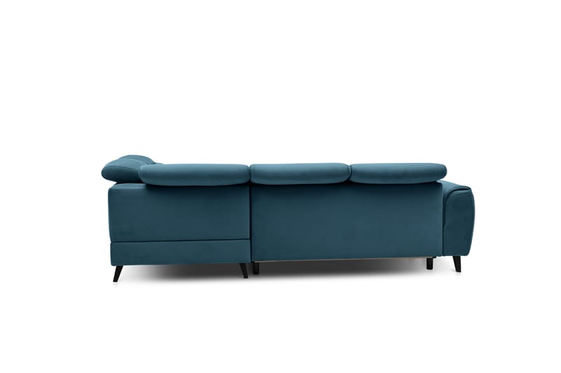Bäddsoffa m. Schäslong Yasmine 3-sits - Mörkblå - Möbler - Soffa - Bäddsoffa - Bäddsoffa längsbäddad