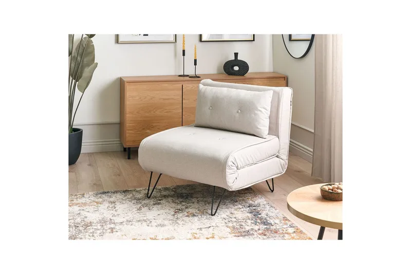 Bäddsoffa Vestfold Beige, svart - Beige, svart - Möbler - Soffa - Soffgrupp