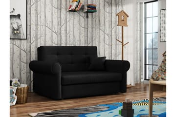 2-sits Bäddsoffa Arlinda - Sammet/Svart - Möbler - Soffa - Bäddsoffa - 2 sits bäddsoffa
