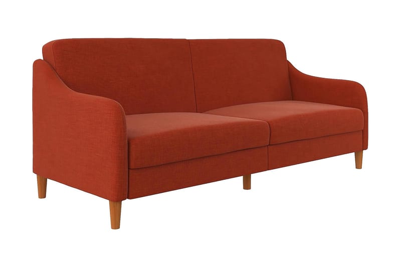 2-sits Bäddsoffa Jasper Orange - Dorel Home - Möbler - Soffa - Bäddsoffa - 2 sits bäddsoffa