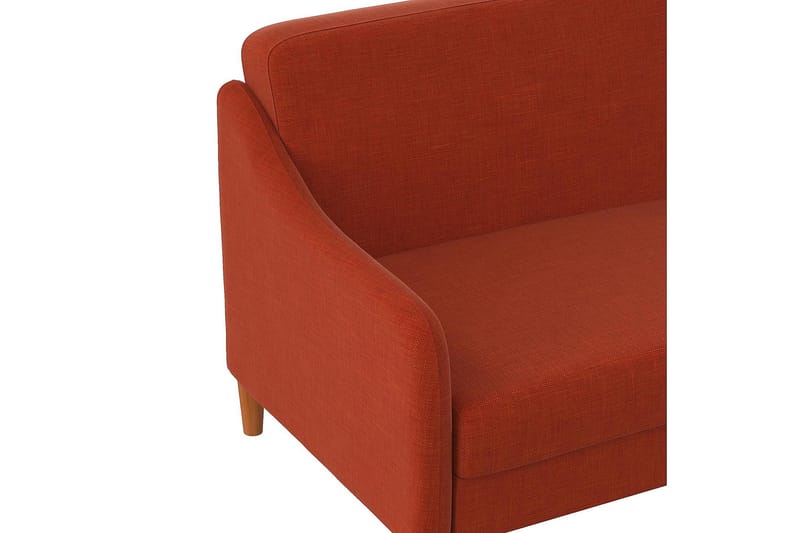 2-sits Bäddsoffa Jasper Orange - Dorel Home - 2 sits bäddsoffa