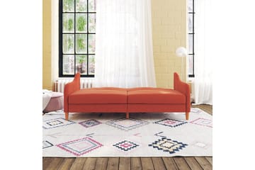 2-sits Bäddsoffa Jasper Orange - Dorel Home - Möbler - Soffa - Bäddsoffa - 2 sits bäddsoffa