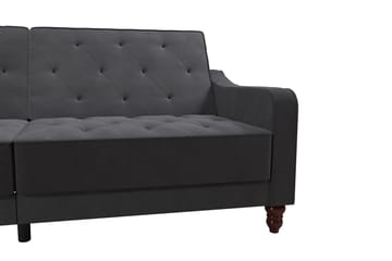 2-sits Bäddsoffa Vintage Tufted Grå - Novogratz - Möbler - Soffa - Bäddsoffa - 2 sits bäddsoffa