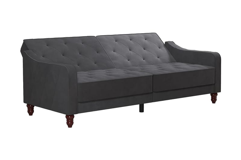 2-sits Bäddsoffa Vintage Tufted Grå - Novogratz - Möbler - Soffa - Bäddsoffa - 2 sits bäddsoffa
