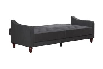 2-sits Bäddsoffa Vintage Tufted Grå - Novogratz - Möbler - Soffa - Bäddsoffa - 2 sits bäddsoffa