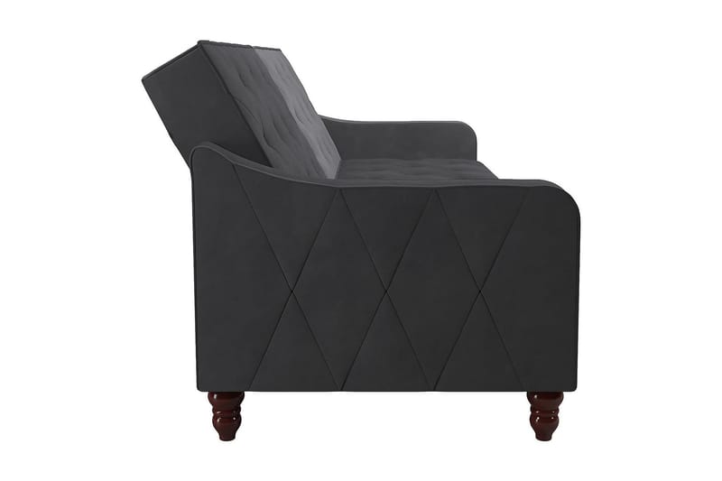 2-sits Bäddsoffa Vintage Tufted Grå - Novogratz - Möbler - Soffa - Bäddsoffa - 2 sits bäddsoffa