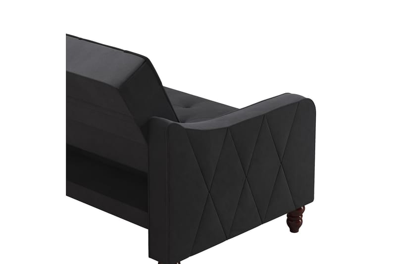 2-sits Bäddsoffa Vintage Tufted Grå - Novogratz - Möbler - Soffa - Bäddsoffa - 2 sits bäddsoffa