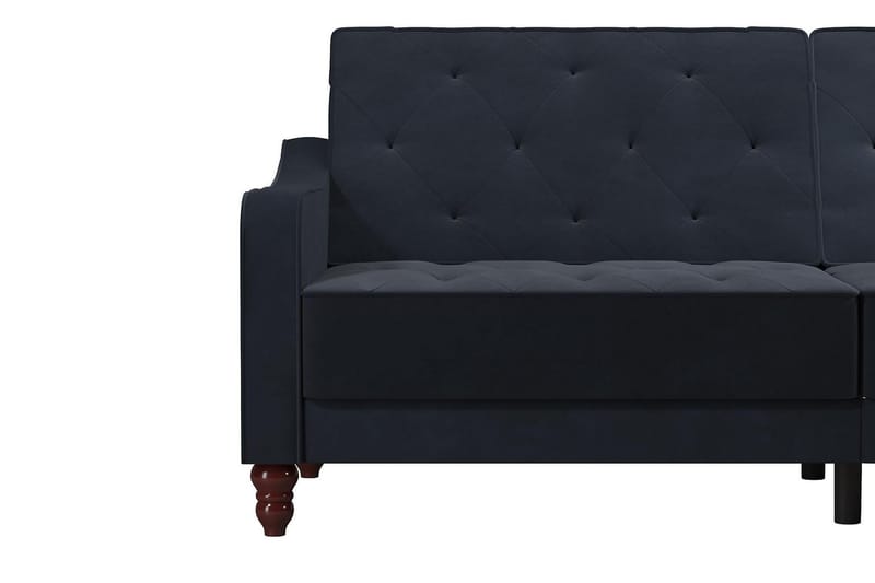 2-sits Bäddsoffa Vintage Tufted Marinblå - Novogratz - 2 sits bäddsoffa