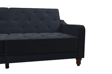 2-sits Bäddsoffa Vintage Tufted Marinblå - Novogratz - Möbler - Soffa - Bäddsoffa - 2 sits bäddsoffa