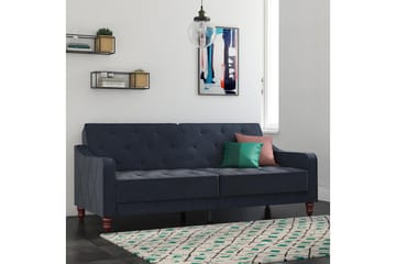 2-sits Bäddsoffa Vintage Tufted Marinblå - Novogratz - Möbler - Soffa - Bäddsoffa - 2 sits bäddsoffa