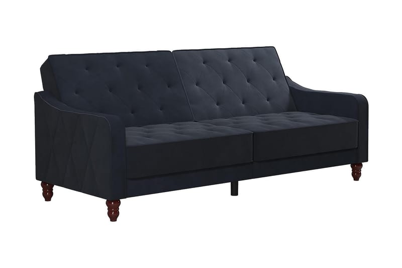 2-sits Bäddsoffa Vintage Tufted Marinblå - Novogratz - Möbler - Soffa - Bäddsoffa - 2 sits bäddsoffa