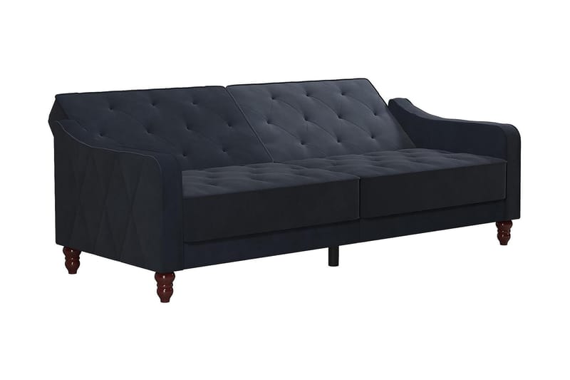 2-sits Bäddsoffa Vintage Tufted Marinblå - Novogratz - Möbler - Soffa - Bäddsoffa - 2 sits bäddsoffa