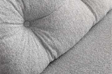 Alfredton 2-sits Bäddbar Fällbar Bäddsoffa i Boucle med Metallben - Grå - Möbler - Soffa - Bäddsoffa - 2 sits bäddsoffa