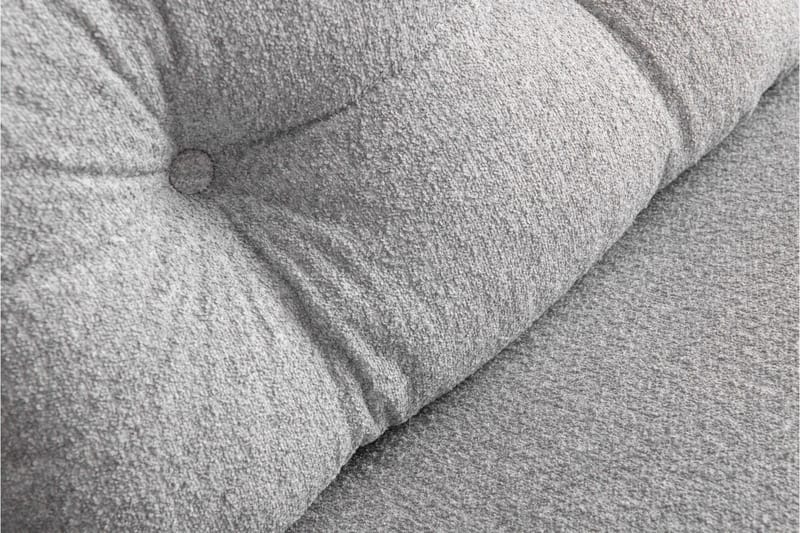 Alfredton 2-sits Bäddbar Fällbar Bäddsoffa i Boucle med Metallben - Grå - Möbler - Soffa - Bäddsoffa - 2 sits bäddsoffa