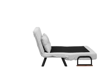 Alfredton 2-sits Bäddbar Fällbar Bäddsoffa i Boucle med Metallben - Grå - Möbler - Soffa - Bäddsoffa - 2 sits bäddsoffa