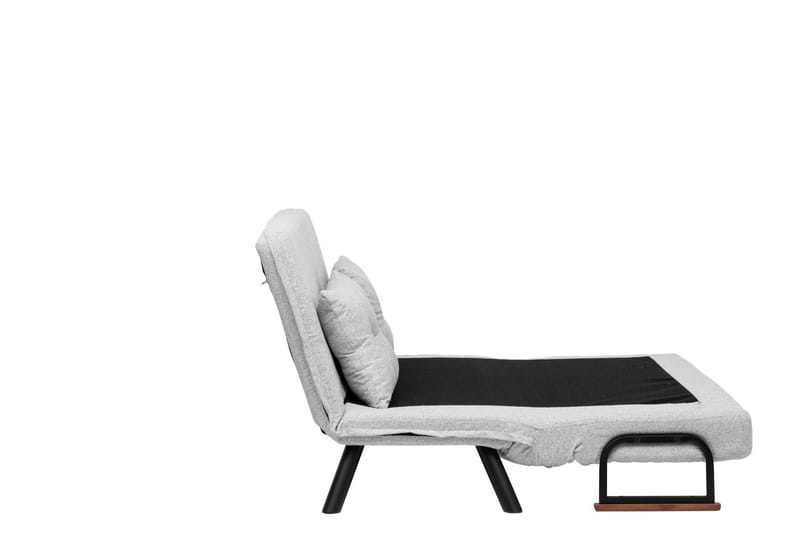 Alfredton 2-sits Bäddbar Fällbar Bäddsoffa i Boucle med Metallben - Grå - Möbler - Soffa - Bäddsoffa - 2 sits bäddsoffa