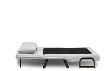 Alfredton 2-sits Bäddbar Fällbar Bäddsoffa i Boucle med Metallben - Grå - Möbler - Soffa - Bäddsoffa - 2 sits bäddsoffa