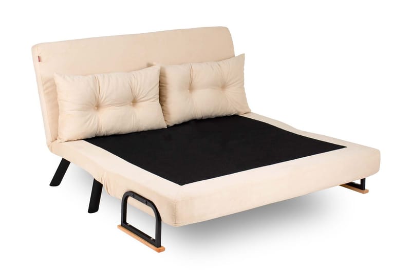 Alfredton Bäddsoffa 2-sits 120x185 - Cream - Möbler - Soffa - Bäddsoffa - 2 sits bäddsoffa