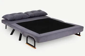 Alfredton Bäddsoffa 2-sits 120x185 - Grå - Möbler - Soffa - Bäddsoffa - 2 sits bäddsoffa