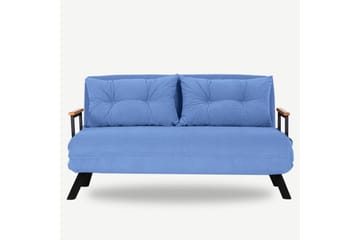 Alfredton B äddsoffa 2-sits 175x133 cm - Blå - Möbler - Soffa - Bäddsoffa - 2 sits bäddsoffa