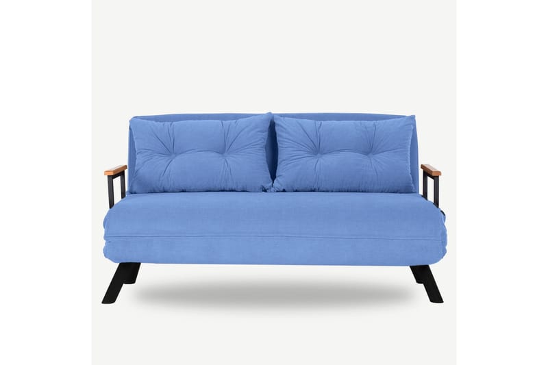 Alfredton Bäddsoffa 2-sits 175x133 cm - Blå - Möbler - Soffa - Bäddsoffa - 2 sits bäddsoffa