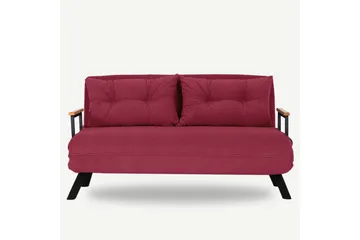 Alfredton Bäddsoffa 2-sits 175x133 cm - Röd - Möbler - Soffa - Bäddsoffa - 2 sits bäddsoffa