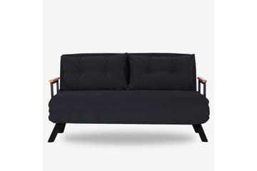 Alfredton Bäddsoffa 2-sits 175x133 cm - Svart - Möbler - Soffa - Bäddsoffa - 2 sits bäddsoffa