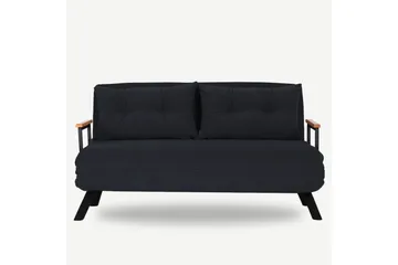 Alfredton Bäddsoffa 2-sits 175x133 cm - Svart - Möbler - Soffa - Bäddsoffa - 2 sits bäddsoffa