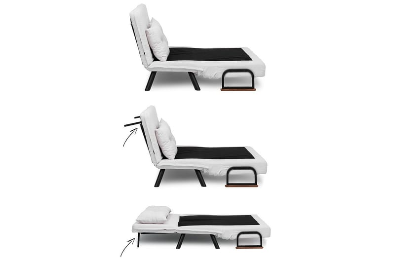 Alfredton Bäddsoffa - Cream - Möbler - Soffa - Bäddsoffa - 2 sits bäddsoffa