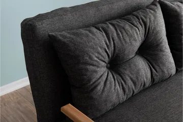 Alfredton Bäddsoffa - Mörkgrå - Möbler - Soffa - Bäddsoffa - 2 sits bäddsoffa