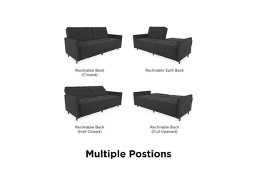 Andora Bäddsoffa Linnegrå - Dorel Home - Möbler - Soffa - Bäddsoffa - 2 sits bäddsoffa