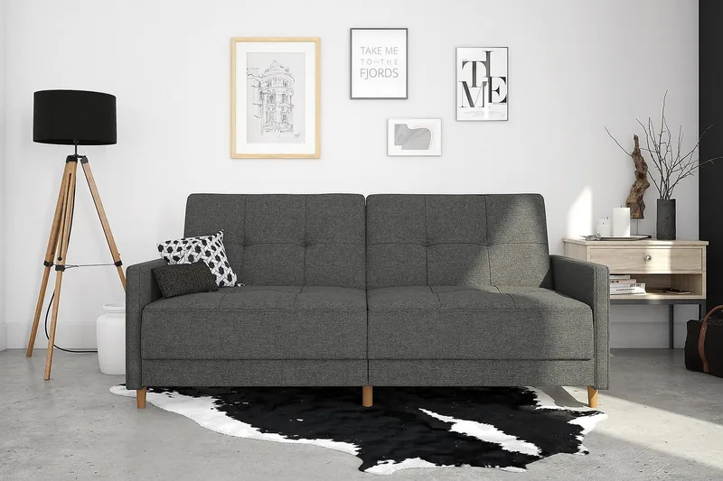Andora Bäddsoffa Linnegrå - Dorel Home - Möbler - Soffa - Bäddsoffa - 2 sits bäddsoffa