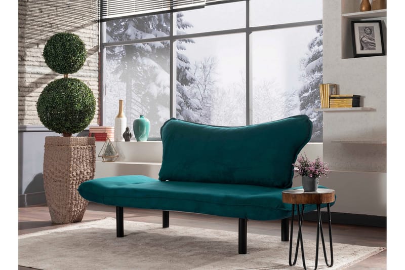 Annabelle Bäddsoffa 2-sits - Blågrön - Möbler - Soffa - Bäddsoffa - 2 sits bäddsoffa