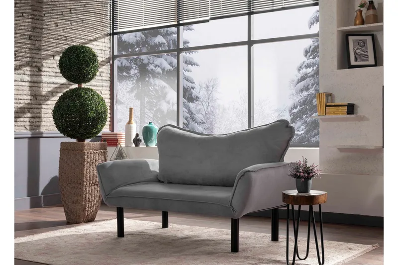 Annabelle Bäddsoffa 2-sits - Grå - Möbler - Soffa - Bäddsoffa - 2 sits bäddsoffa