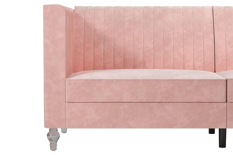 Bäddsoffa Arabelle Rosa - CosmoLiving - 2 sits bäddsoffa