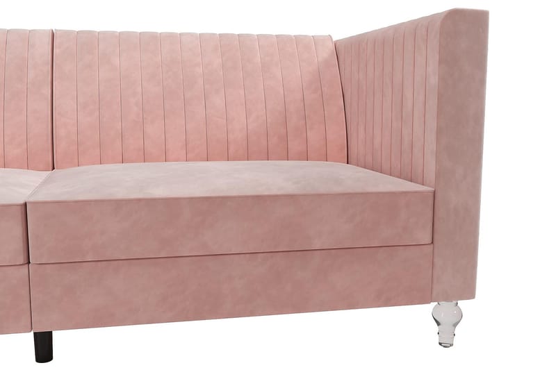 Bäddsoffa Arabelle Rosa - CosmoLiving - 2 sits bäddsoffa