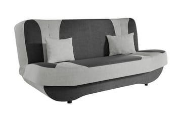 Bäddsoffa Broalwey 2-sits 190x90 cm - Grå - Möbler - Soffa - Bäddsoffa - 2 sits bäddsoffa