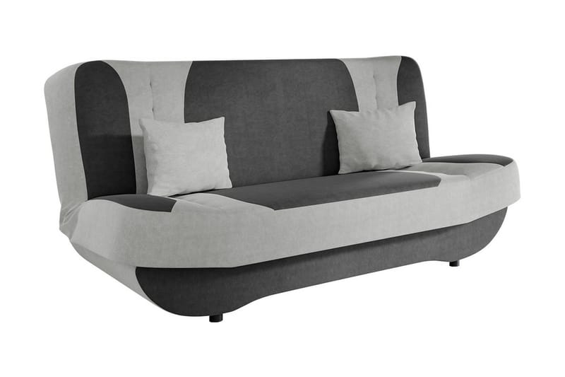 Bäddsoffa Broalwey 2-sits 190x90 cm - Grå - 2 sits bäddsoffa