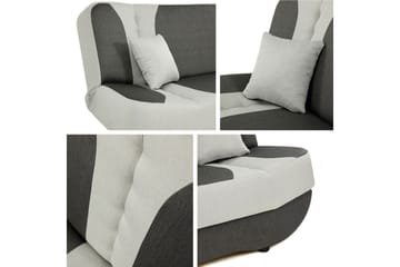 Bäddsoffa Broalwey 2-sits 190x90 cm - Grå - Möbler - Soffa - Bäddsoffa - 2 sits bäddsoffa